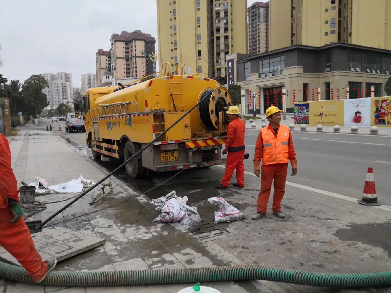 竞秀排污管道清淤-管道清洗